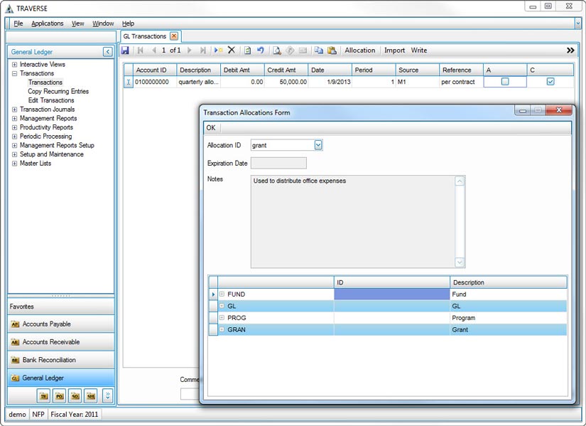 Distribution Screen