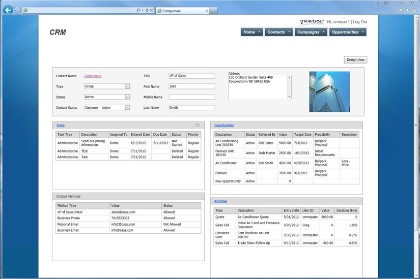 Distribution Screen